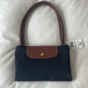 Longchamp large shoulder tote black bag
